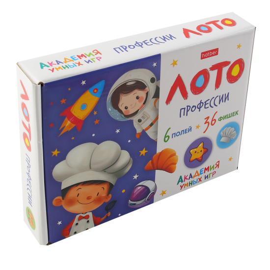 Игра настольная, Лото, Профессии, картон, Hatber, 6ИнРЛ_34886 Игра настольная, Лото, Профессии, картон, Hatber, 6ИнРЛ_34886
