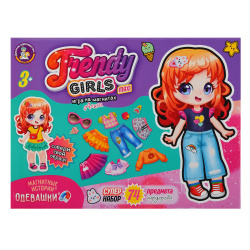 Игра развивающая, Магнитные истории, Одевашки Алиса, картон, винил, Десятое Королевство, 05610