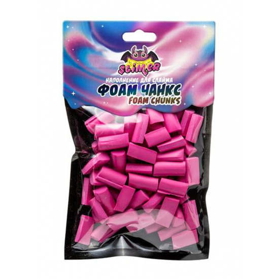Наполнение для слайма Foam Chunkc розовый Slimer SSS30-14