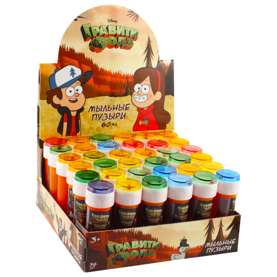Мыльные пузыри Гравити фолз Disney 60 мл 1toy Т22262