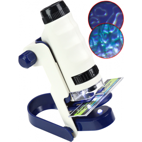 Микроскоп детский Рыжий кот Биолог ИК-7640 белый