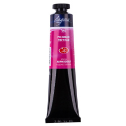 Краска акриловая художественная, 1 цвет, 46 мл, цвет розовый светлый, Ладога, Невская палитра, 2204335