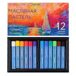 Пастель художественная, 12 цветов, картонная коробка, Сонет, Невская палитра, 70412967