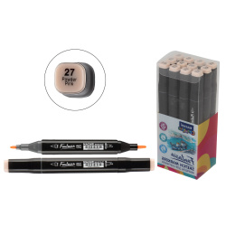 Маркер д/скетчинга двухст 3-6,2мм Fantasia powder pink M-5012- 27