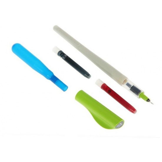 Каллиграфическое перо Parallel Pen перо, 3,8 мм, круглый, пластик, цвет чернил черный, красный Pilot FP3-38-SS/01708 38N