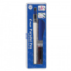 Каллиграфическое перо подарочная, 6,0мм, цвет корпуса серый Parallel Pen Pilot FP3-60-SS/01725
