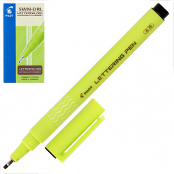 Ручка капиллярная Lettering Pen ручка, 2,0 мм, одноразовая, круглый, пластик, цвет чернил черный Pilot SWN-DRL-20 B