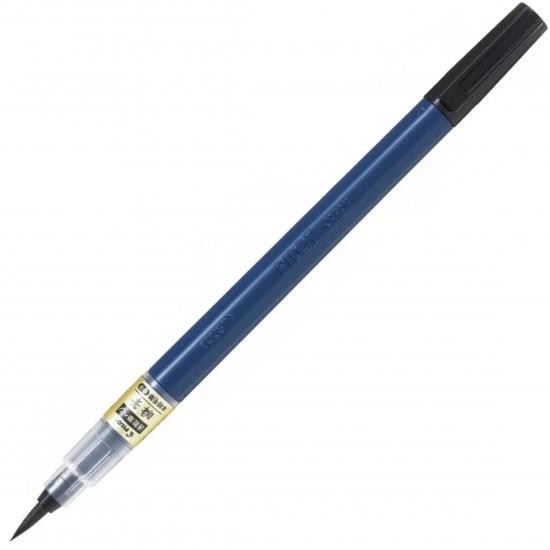 Ручка-кисть Shun-boshi Brush Pen кисть, круглый, пластик, цвет чернил черный Pilot SVS-70FDM B