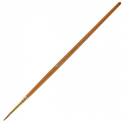 Кисть Колонок, круглая, №1, короткая ручка, дерево Creative Pinax 431001