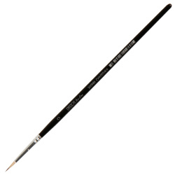 Кисть синтетика (имитация колонок), круглая, №0, короткая ручка, дерево ART LINE КОКОС 205988