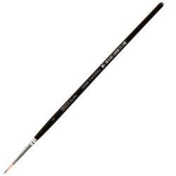 Кисть синтетика (имитация колонок), круглая, №1, короткая ручка, дерево ART LINE КОКОС 205989