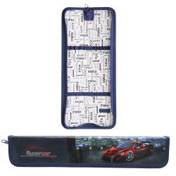 Футляр-пенал для кистей картон ламин 7*34*3 ПКК 08-5 Super car красн 52482