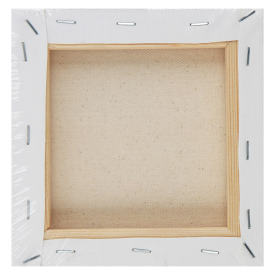 Холст на подрамнике, квадратный, 15*15 см, 100% хлопок, 380 г/кв.м, мелкое зерно Pinax 20.1515