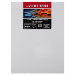 Холст, картон, 40*50 см, 100% хлопок, 280 г/кв.м, грунтованный, Artistic studio, deVENTE, 8150305