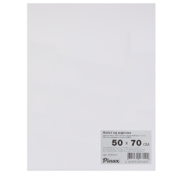 Холст, картон, 50*70 см, 100% хлопок, 280 г/кв.м, Pinax, ХКХ5070