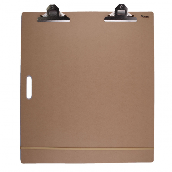 Доска-планшет 58*66 см, МДФ, с резинкой и клипсой Pinax DP-5866