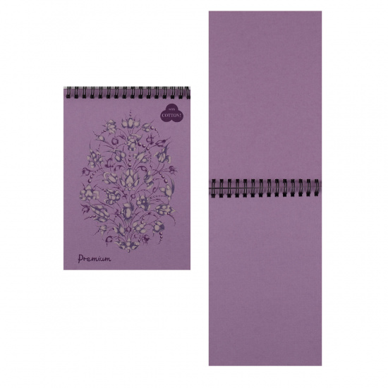 Блокнот для пастели А5, 30 листов, офсет 160 г/кв.м, 40% хлопка, цвет розовый Lavanda Лилия Холдинг БPr/Lv