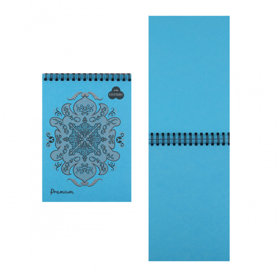 Блокнот для пастели А5, 30 листов, офсет 160 г/кв.м, 40% хлопка, цвет голубой небесный Cloudy sky Лилия Холдинг БPr-8307