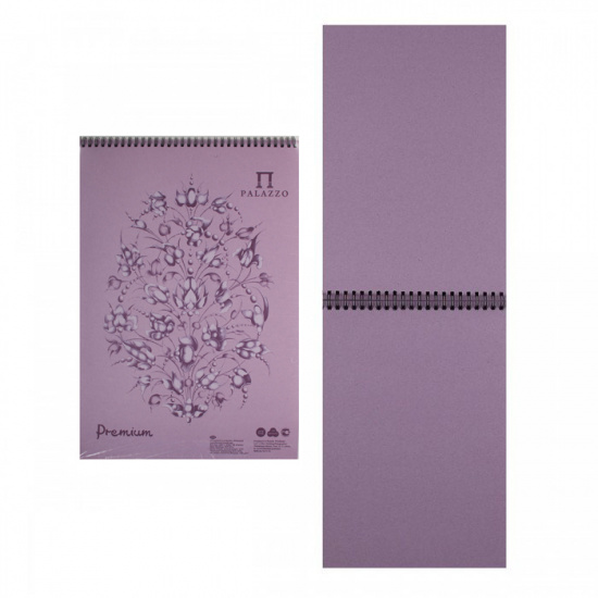 Блокнот для пастели Lavanda А3, 30л, офсет 160 г/кв.м., 40% хлопка, наевроспирали,