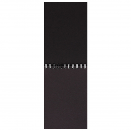 Блокнот для эскизов/скетчбук А6, 20 листов, 140 г/кв.м, на спирали, черный Полином 2813/871153