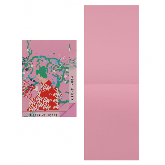 Блокнот для эскизов/скетчбук А5 (140*200) 20л 160г/м2 обл мягк склейка Лилия Холдинг Creative Ideas Pink БЛ-1667 розовый