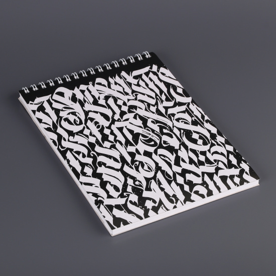 Блокнот для эскизов/скетчбук А5 (140*200 мм), 30 листов, 180 г/кв.м, на спирали Calligraphic КОКОС 230905
