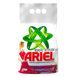 Порошок, Ariel, Color, автомат, 6 кг, для цветного белья, пакет полиэтиленовый, 80845708