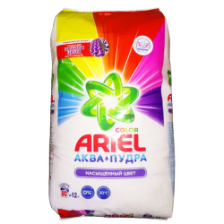 Порошок, Ariel, Color, автомат, 12 кг, для цветного белья, пакет полиэтиленовый, 80845703
