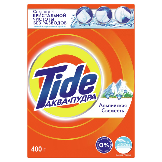 Порошок, Tide, Альпийская свежесть, ручная стирка, 400 гр