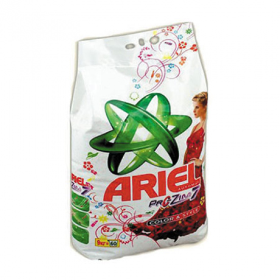 Порошок Ariel автомат, порошок, для цветного белья, пакет полиэтиленовый, 9 кг Color 81757076