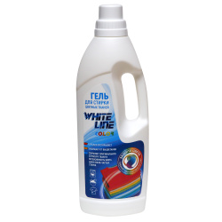 Гель для стирки, WHITE LINE, Color, 3 литра, для цветного белья, пластиковая бутылка