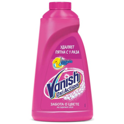 Пятновыводитель, пластиковая бутылка, 1 литр, для цветного белья, Vanish, 49728