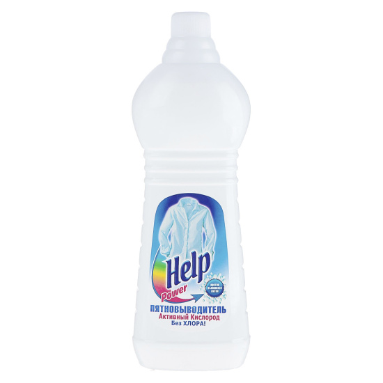 Пятновыводитель Активный кислород пластиковая бутылка, 1 кг, для всех типов белья Help 0309