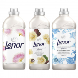 Кондиционер концентрат для белья пластиковая бутылка, для всех типов белья Lenor 81734705