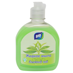 Мыло жидкое, 300 мл, Help, Зеленый чай, 5-0312