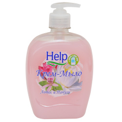 Мыло жидкое, 500 мл, Help, Лотос и пачули, 5-0358