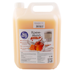 Мыло-крем жидкое, 5 литров, Чисто Быстро, Молоко и мёд