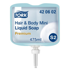 Мыло жидкое, Премиум, 475 мл, нет, (Система S2), TORK, 421602-18/420602
