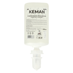 Мыло-пена жидкое, 1 литр, KEMAN, LIQUID SOAP FOAM SOA (S4), 500511