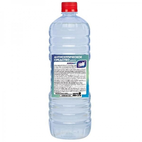Антисептическое средство многоцелевое без отдушки, да, пластиковая бутылка, 1литр Help