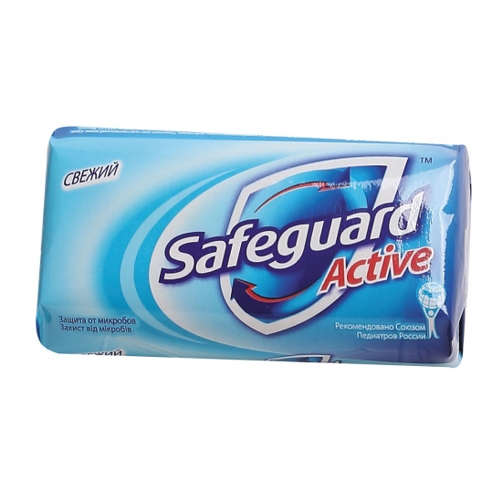Мыло туалетное антибактериальный эффект, 90 гр, бумажная Safeguard 80772154