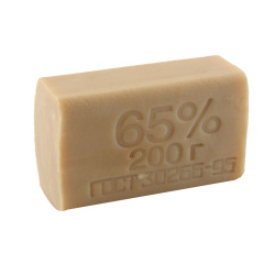 Мыло хозяйственное, Меридиан ООО, 65%, 200 гр, без упаковки