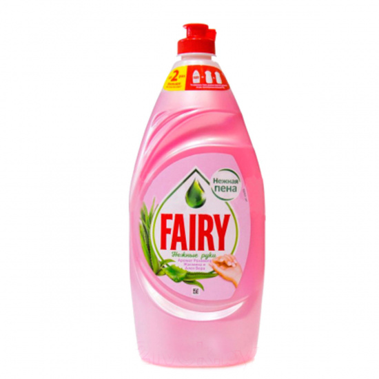 Средство для мытья посуды Fairy гель, 900 мл Розовый жасмин и Алоэ Вера 81716939