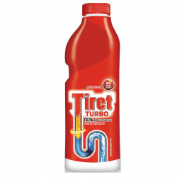 Чистящее средство для труб Tiret 500 мл, пластиковая бутылка TURBO