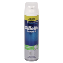 Пена для бритья, Алоэ, 300 мл, для чувствительной кожи, 1 шт, GILLETTE, 80712912