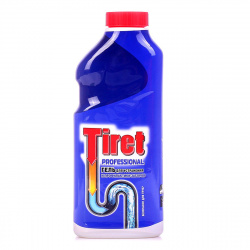 Чистящее средство для труб Tiret 500 мл, пластиковая бутылка Профессионал 8147367