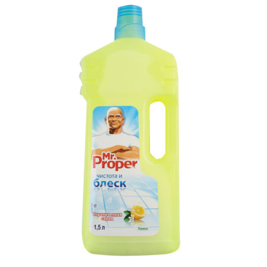 Моющее средство для пола Лимон 1,5 литра Mr.Proper 81752097