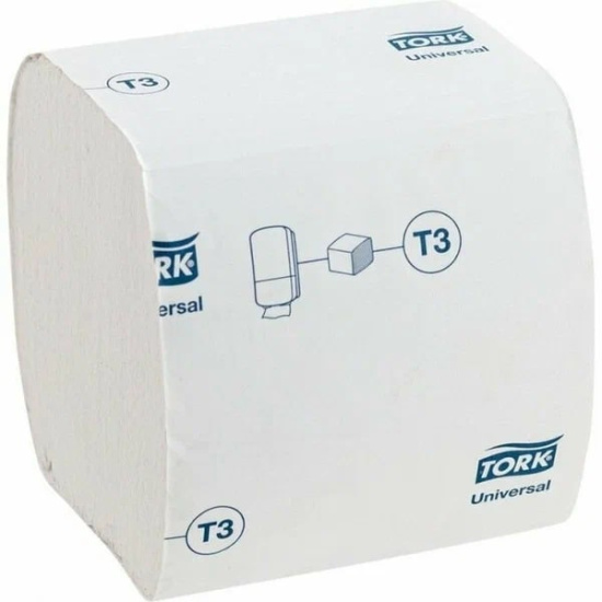 Бумага туалетная, TORK, Universal, (Система Т3), 250 листов, 11*19 см, 1-слойная, 114272