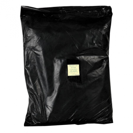 Мешки для мусора 70*110, 120л 30мкм  ПВД "Пчелка"(50 шт/рул) черные