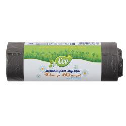 Мешки для мусора 54*65,60л(30шт) 6мкм ECO LINE436374